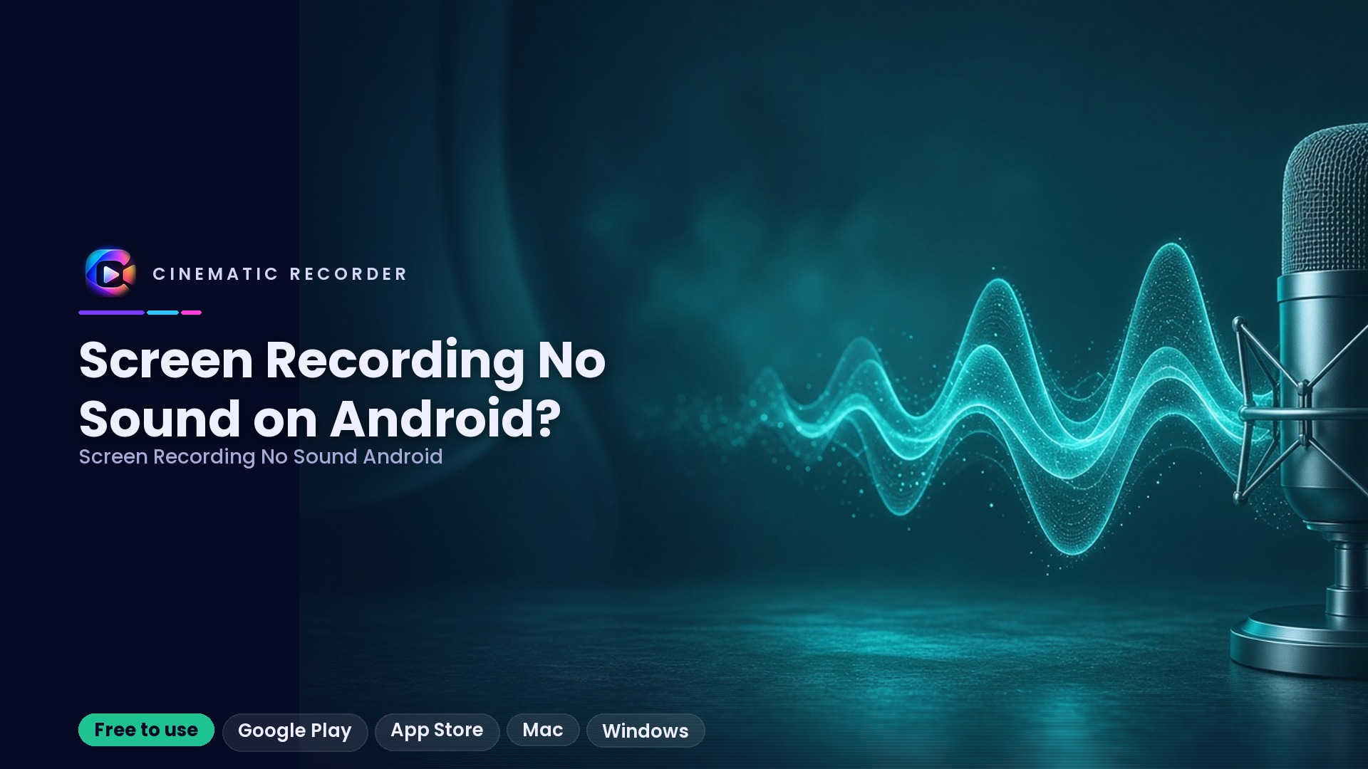 screen recording no sound android