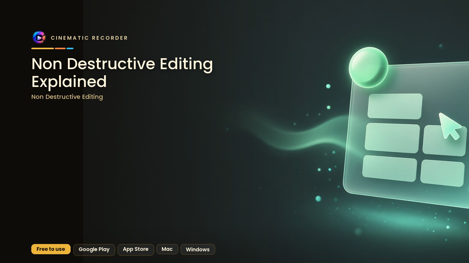 non destructive editing