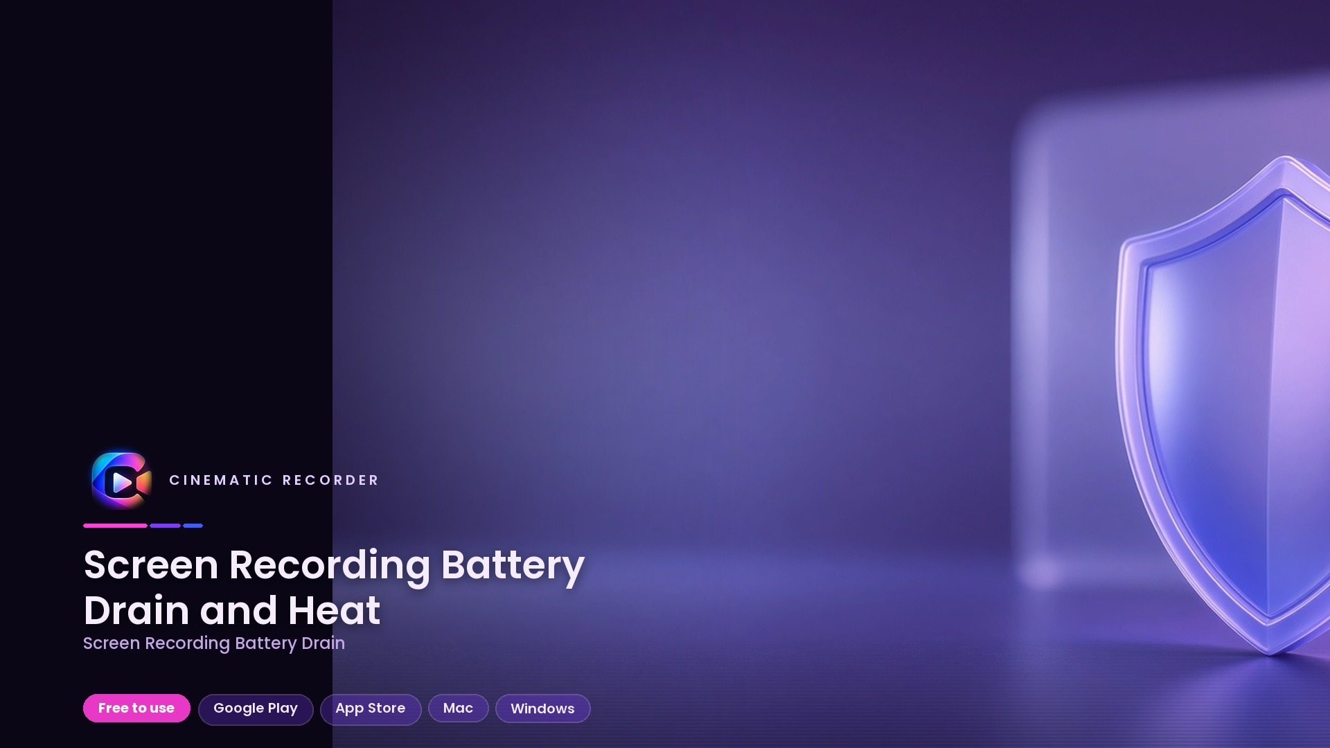 screen recording battery drain
